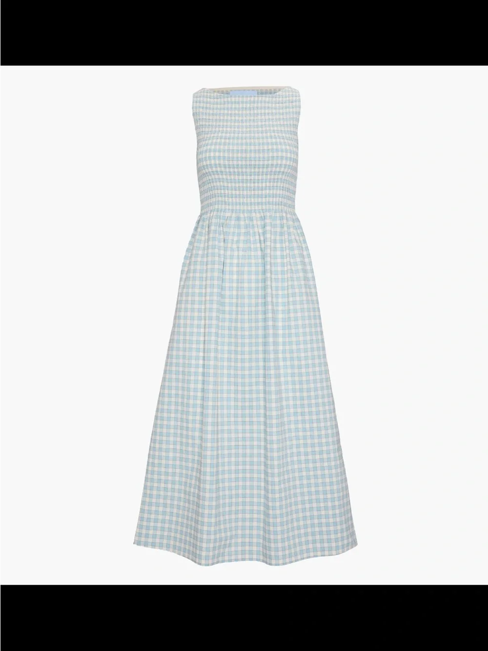 Hill House Blue/Red Gingham Cosima Nap Dress NWT sz S